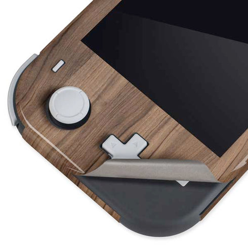 Natural Walnut Wood Nintendo Switch Lite Skin